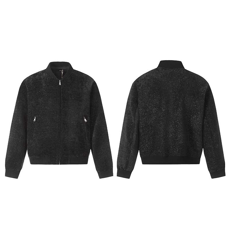 Starry Zipper Jacket Coat Men's Clothing