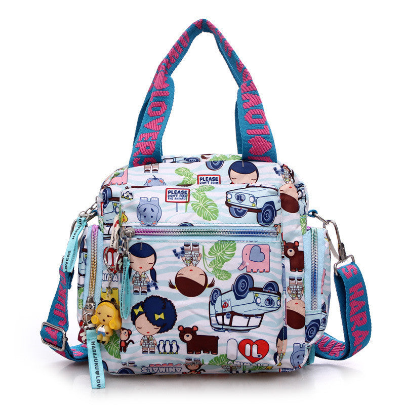 Waterproof Nylon Cloth Shoulder Diagonal Handbags