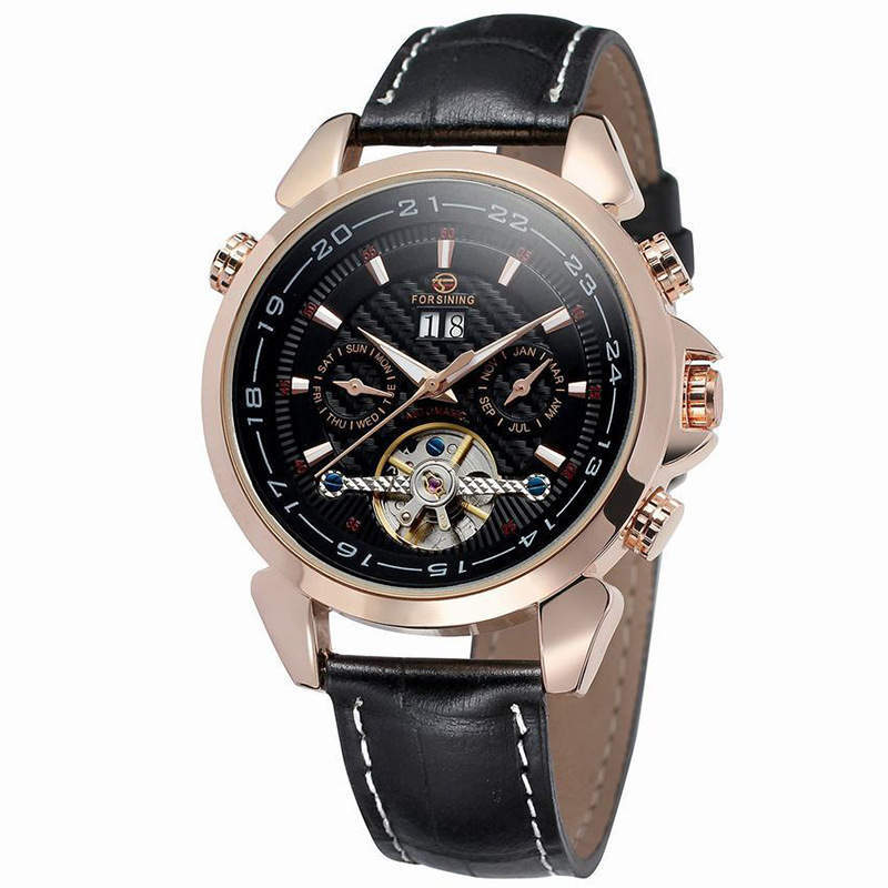 Complete Calendar watch Luxury Tourbillion Design