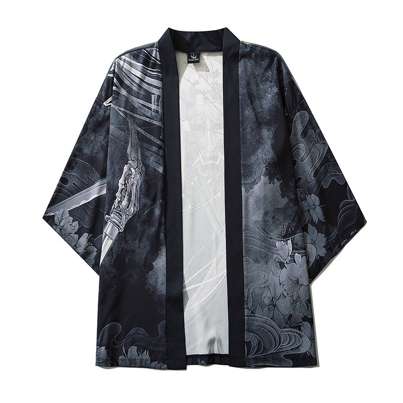 New Style Demon Printing Cardigan