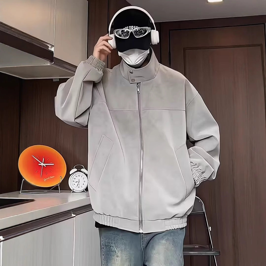 Vintage Tie-dyed PU Leather Clothing