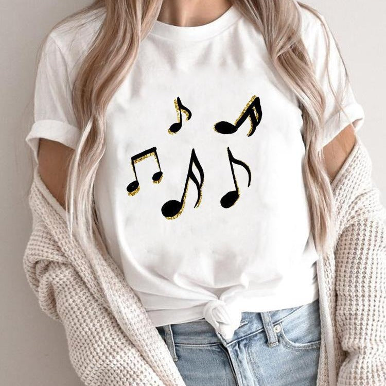 Printed Clothes New Cute Women's Clothing Top
