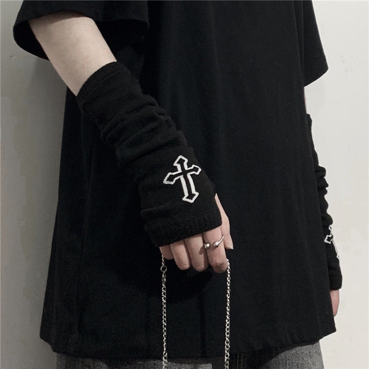 Gothic Punk Oversleeve Women Streetwear Vintage Grunge