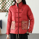 Women's Clothing Short Embroidery Down Jacket Women