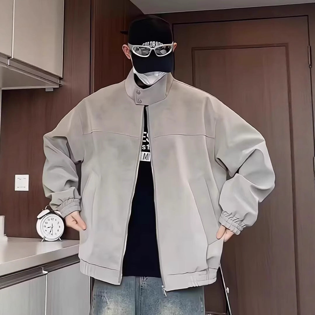 Vintage Tie-dyed PU Leather Clothing