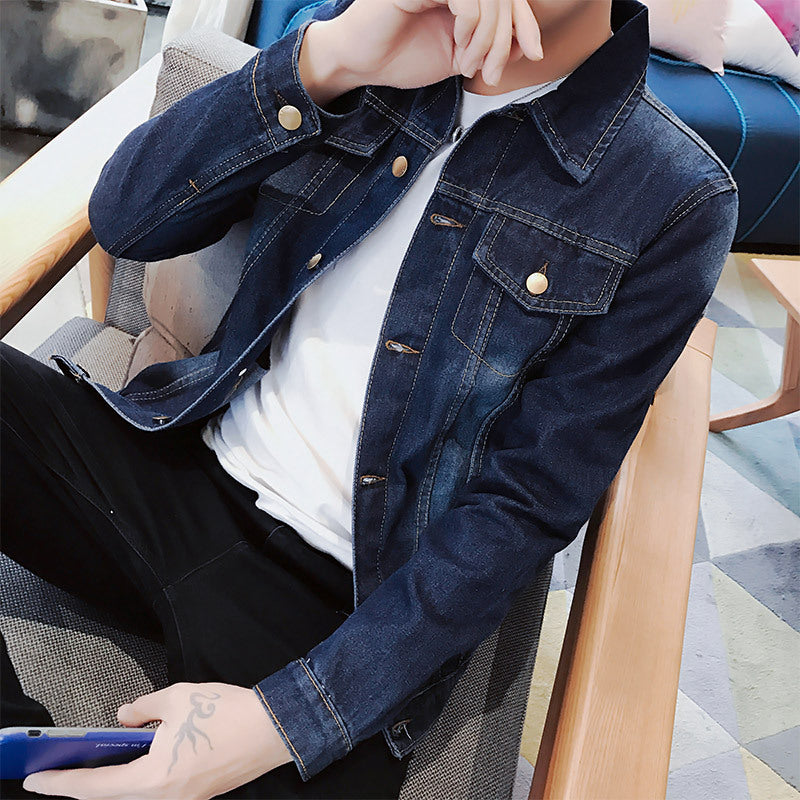 Cowboy clothing autumn men's casual jacket