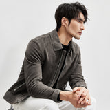 Biker's Leather Jacket Men's Autumn Coat