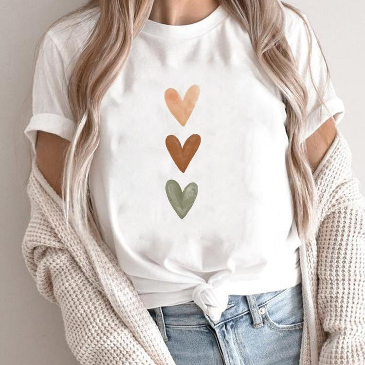 Printed Clothes New Cute Women's Clothing Top
