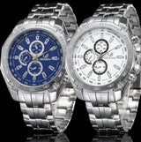 Fashion Silver Stainless Steel Mens Watches