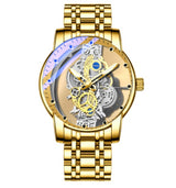Men Watch Skeleton Automatic Quartz