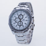 Fashion Silver Stainless Steel Mens Watches
