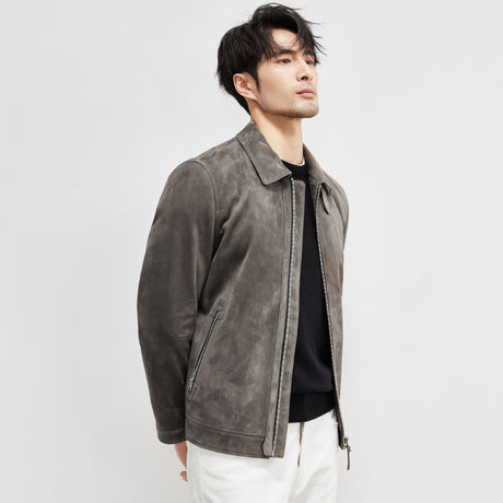 Biker's Leather Jacket Men's Autumn Coat