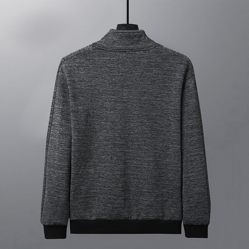 Jacket With A Stand-up Collar And A Casual Jacket