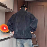 Vintage Tie-dyed PU Leather Clothing